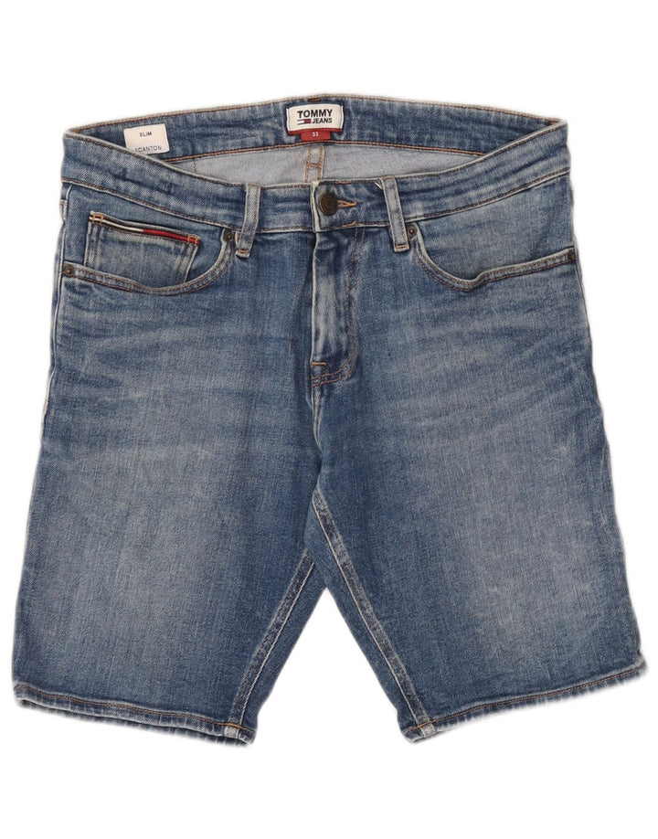 Męskie spodenki jeansowe Tommy Hilfiger Scanton Slim W32 Średnioniebieskie bawełniane