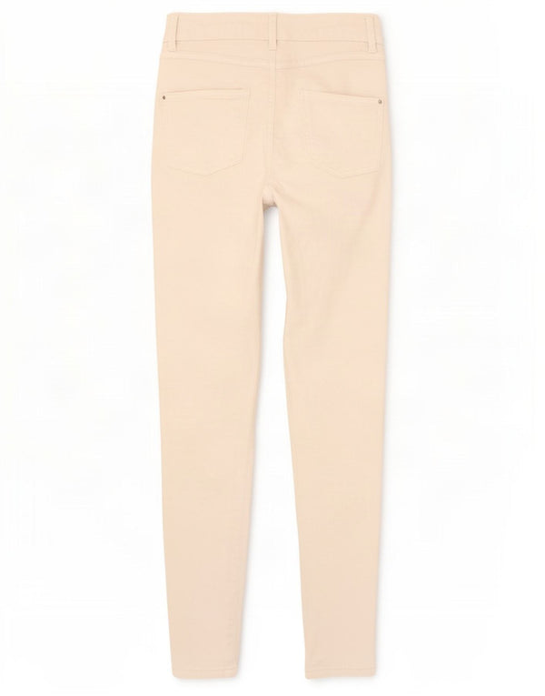 Marks & Spencer Damskie jeansy Jegging UK 10 Small W28 L30 Biała bawełna