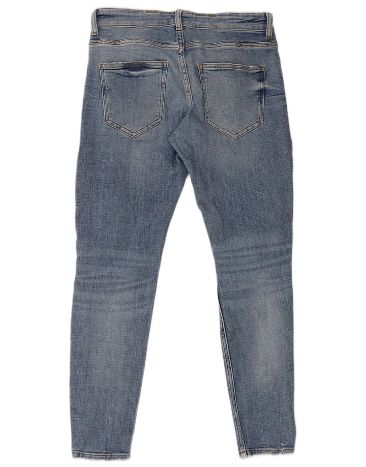 Męskie dżinsy rurki Zara w trudnej sytuacji EU 40 Medium W31 L29 Niebieskie