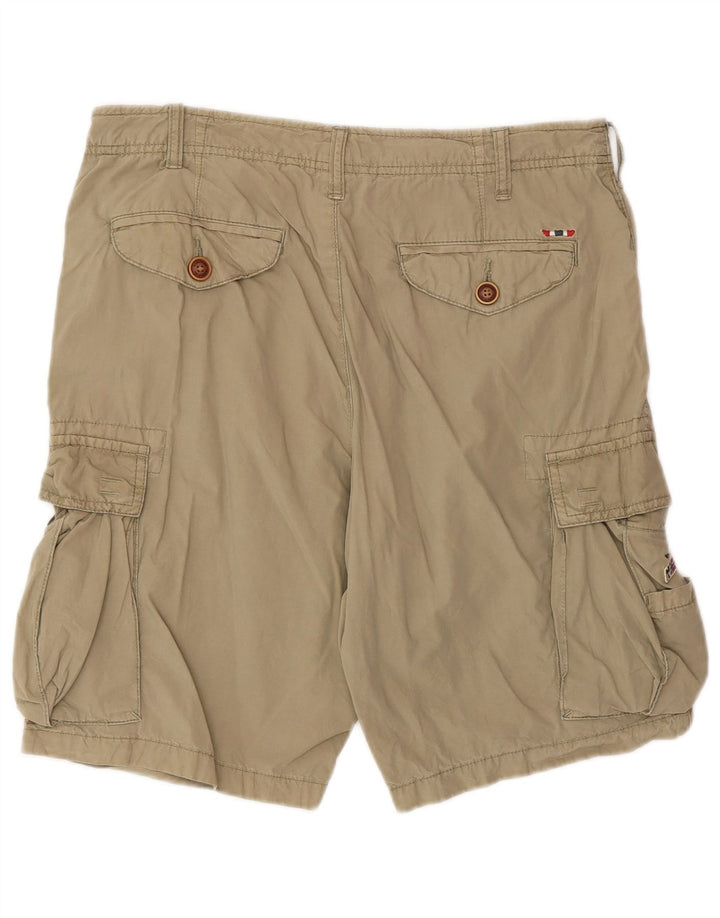 Męskie spodenki cargo Napapijri W30, średnia bawełna khaki