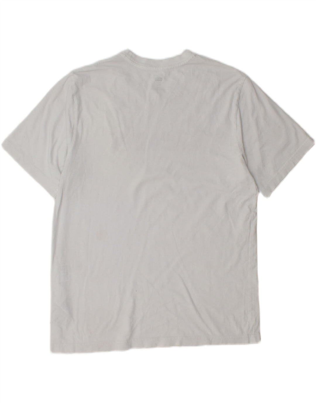 LEVI'S Mens Relaxed Fit Graphic T-Shirt Top Medium White Cotton Vintage Levi's and Second-Hand Levi's from Messina Hembry 