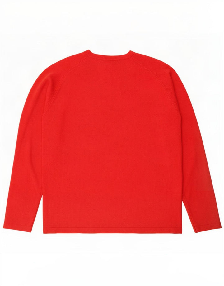 Męski top Zara z długim rękawem XL, czerwony