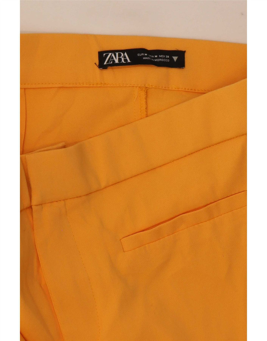 Spodnie damskie Zara Bootcut średnie W30 L26 żółte