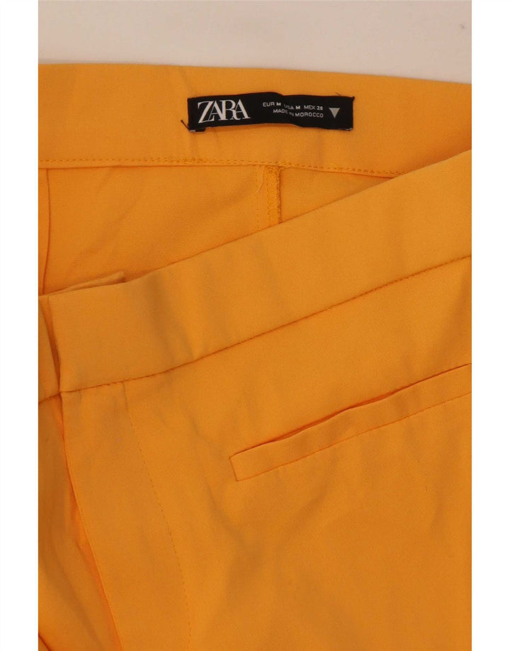 Spodnie damskie Zara Bootcut średnie W30 L26 żółte
