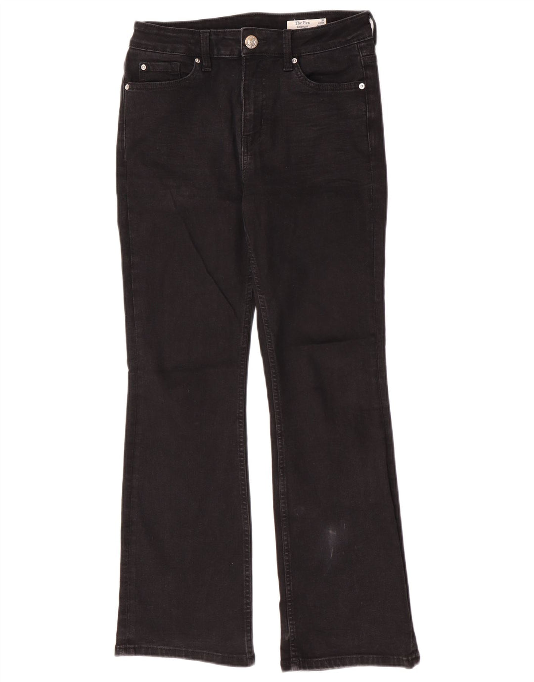 Marks & Spencer Damskie Jeansy Eva Bootcut UK 10 Małe W26 L28 Czarne