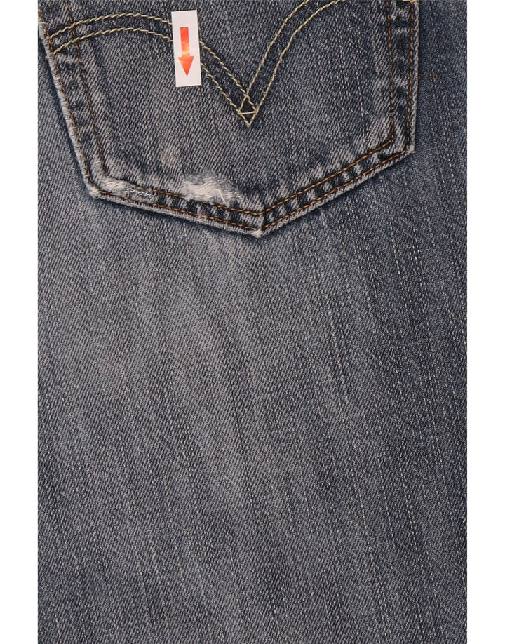 Męskie jeansy Levi's 501 w trudnej sytuacji W32 L28 Niebieska bawełna