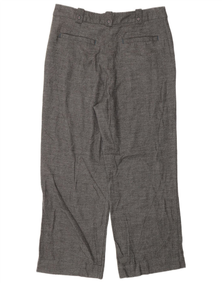 WHITE STUFF Womens Straight Casual Trousers UK 16 Large W34 L29 Grey