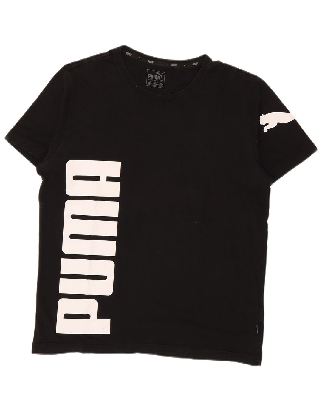 Męski T-shirt Puma z grafiką, średni czarny
