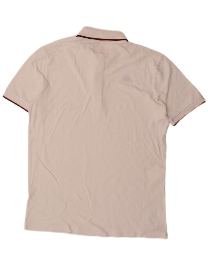 Męska koszulka polo Kappa, duża, biała