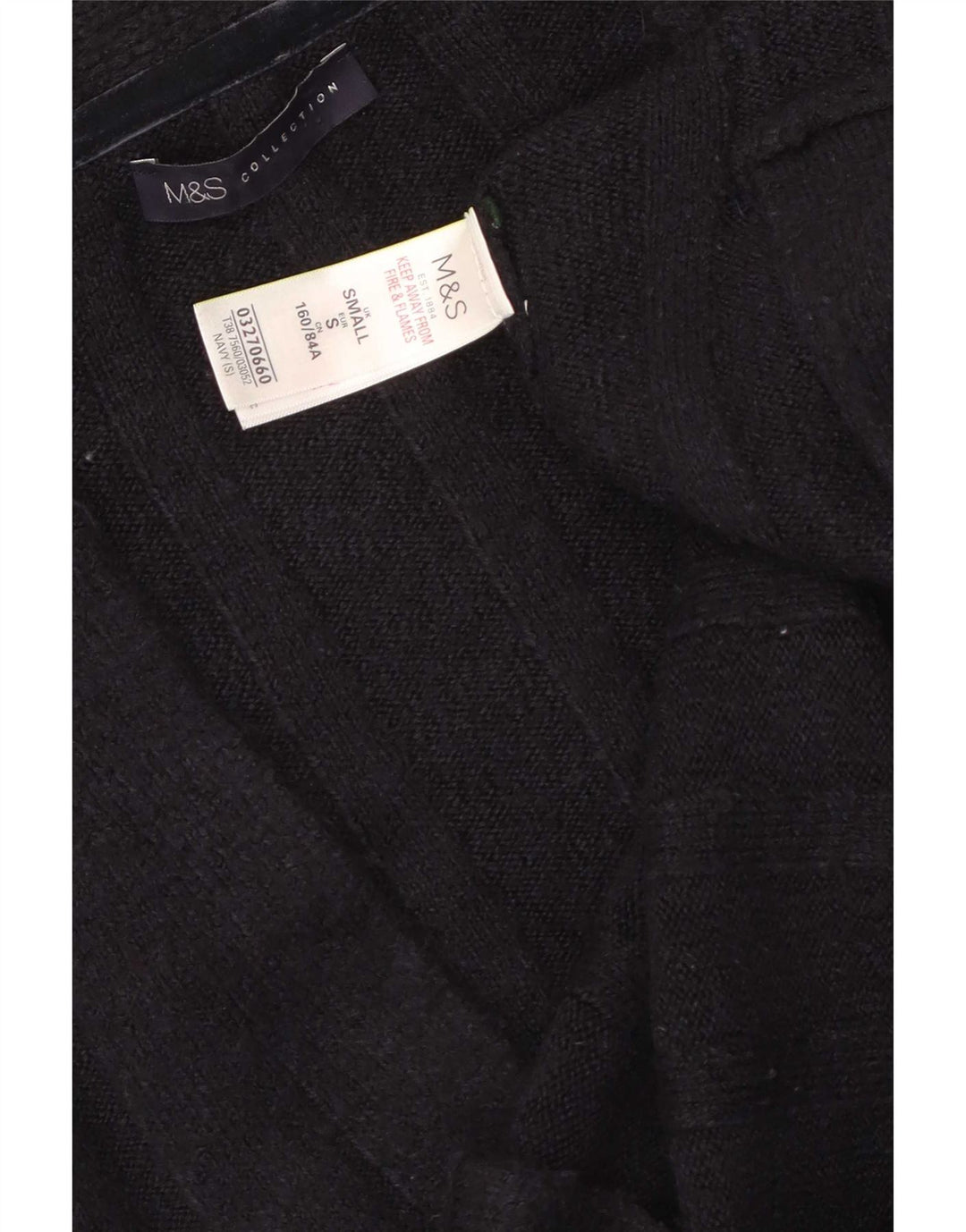 Sweter damski Marks & Spencer Longline Open Cardigan UK 10, mały, granatowy