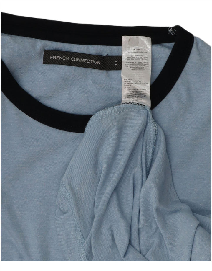 T-shirt męski FRENCH CONNECTION, mały, niebieski, bawełniany