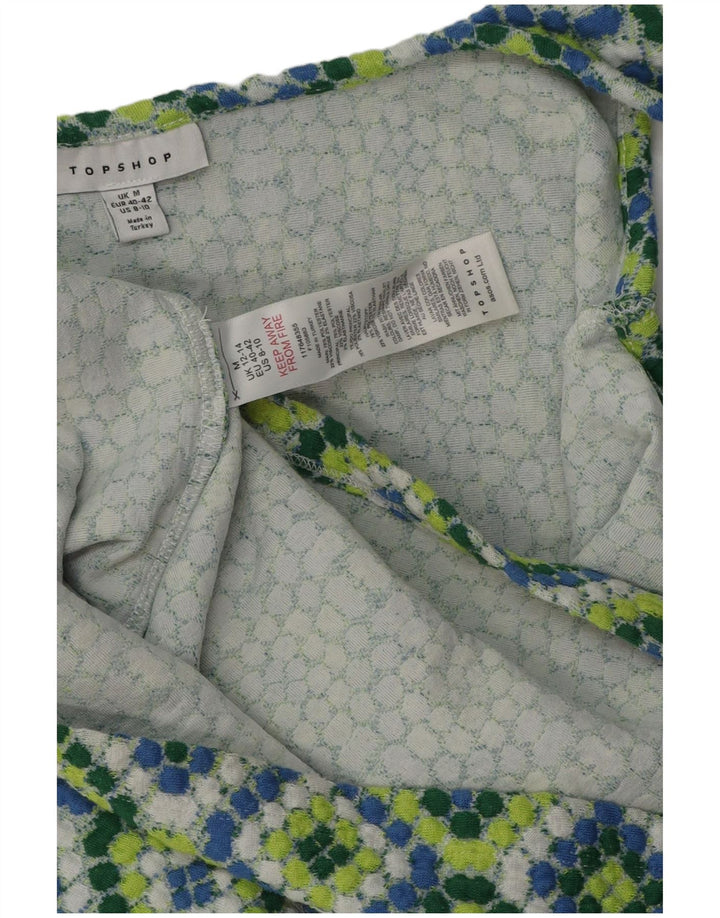 Damska sukienka letnia Topshop UK 12, średnia, wielokolorowa, poliester Ikat