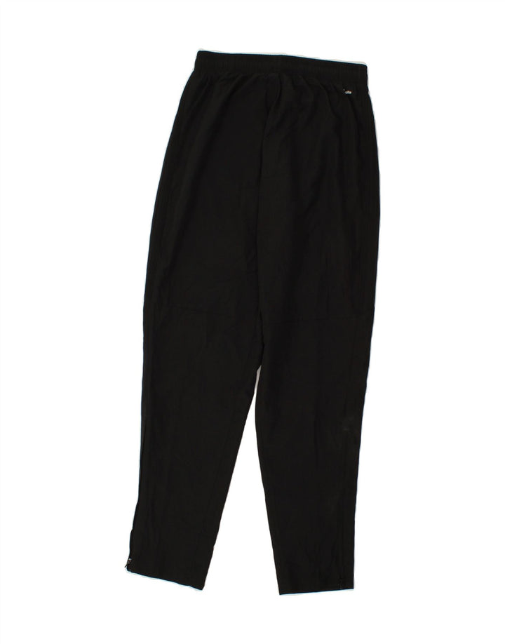 ADIDAS Mens Climalite Graphic Tracksuit Trousers Small Black Polyester Vintage Adidas and Second-Hand Adidas from Messina Hembry 