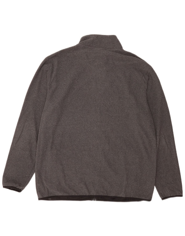 Męska kurtka polarowa Calvin Klein UK 44 2XL Szary poliester