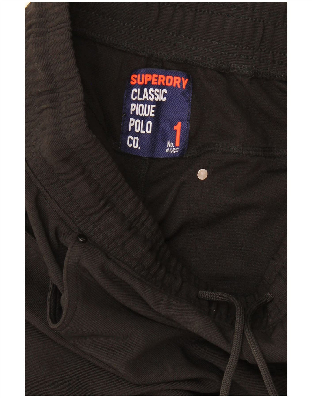 Męskie spodnie dresowe Superdry, średnio czarne