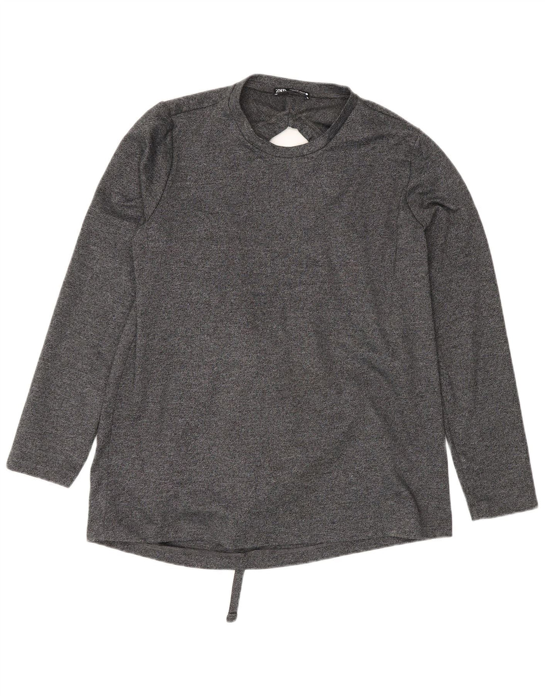 Damska bluzka oversize z długim rękawem Zara UK 10 Small Grey