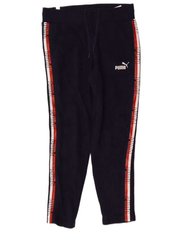 Damskie spodnie dresowe Puma UK 10 Small W27 L28 Granatowe, blok kolorów