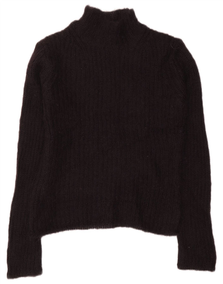 Sweter damski z golfem French Connection UK 10, mały, czarny