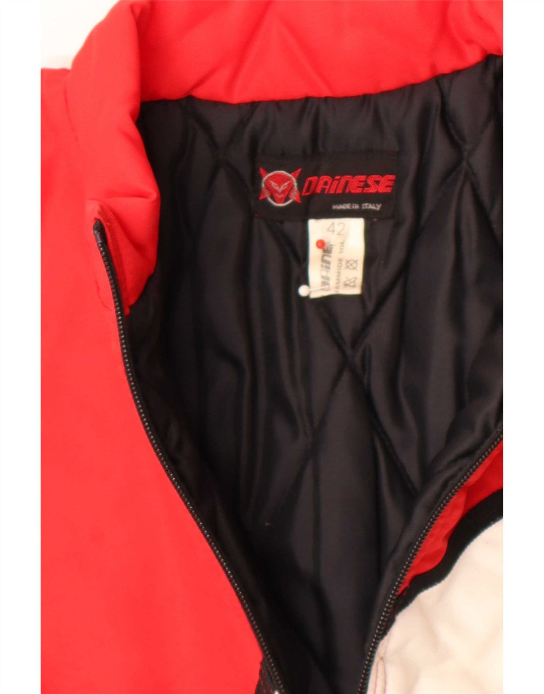 Męska kurtka wyścigowa Dainese Graphic IT 42 XS z poliamidu w kolorze czerwonym