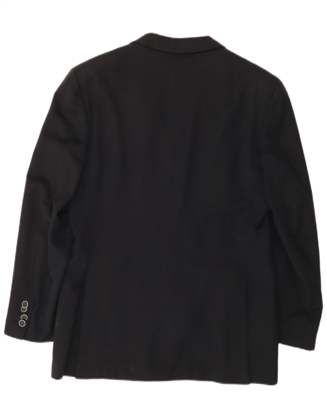 Męska marynarka dwurzędowa Galtrucco IT 40, duża czarna wełna