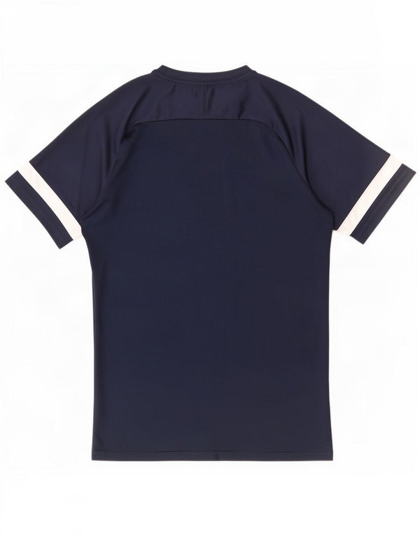 T-shirt męski Nike Dri Fit, duży, granatowy, poliestrowy blok kolorów
