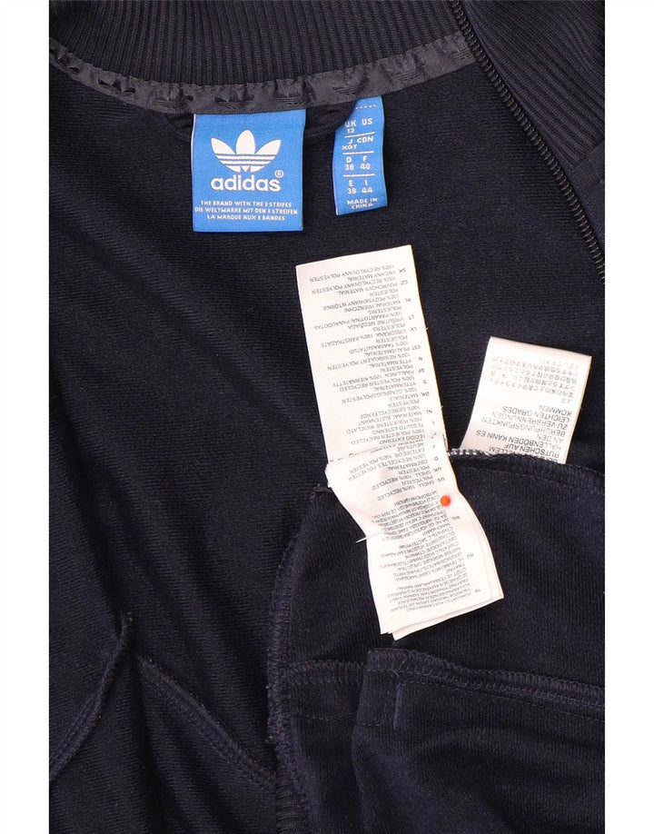 Damska kurtka dresowa Adidas UK 12 w kolorze średniego granatu