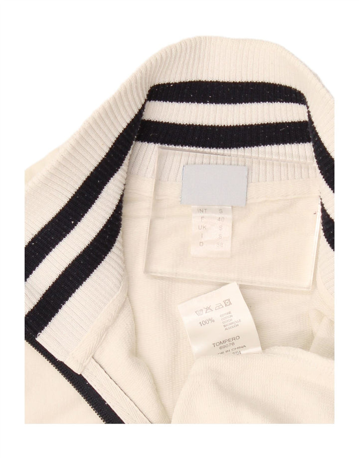 Damska kurtka dresowa Arena UK 10, mała, biała, bawełniana