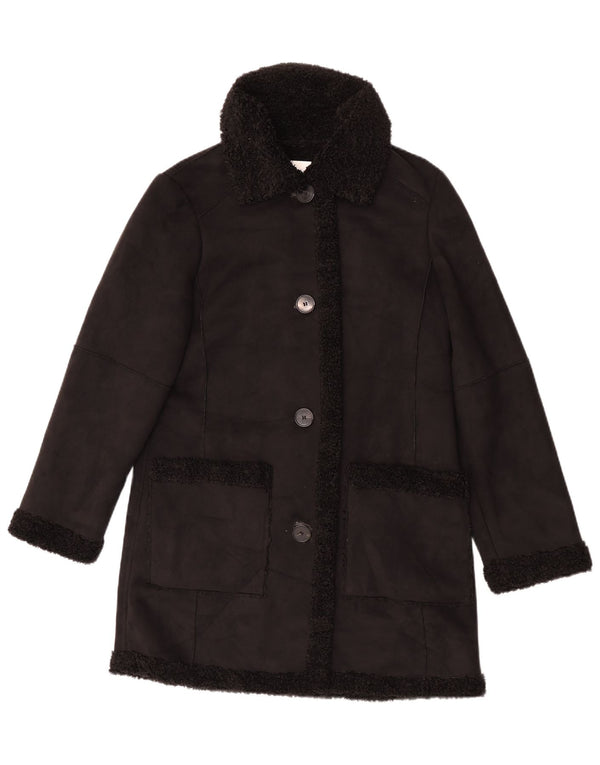 Płaszcz damski Zara Sherpa UK 10 Small Black