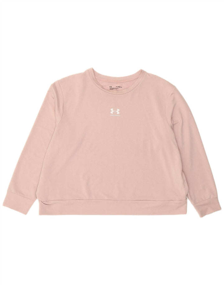 Damska bluza oversize Under Armour Graphic UK 18 XL, różowa