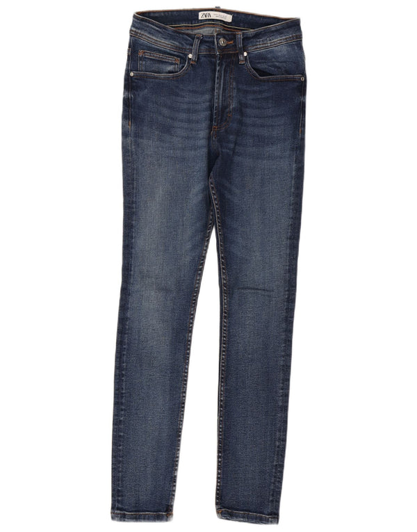 Męskie jeansy obcisłe Zara EU 36 XS W28 L29 Niebieskie bawełniane