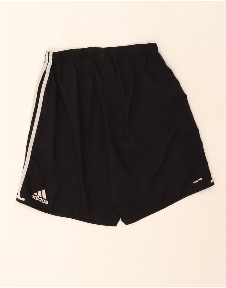 Męskie spodenki sportowe Adidas Climalite Graphic, duże, czarne, poliestrowe