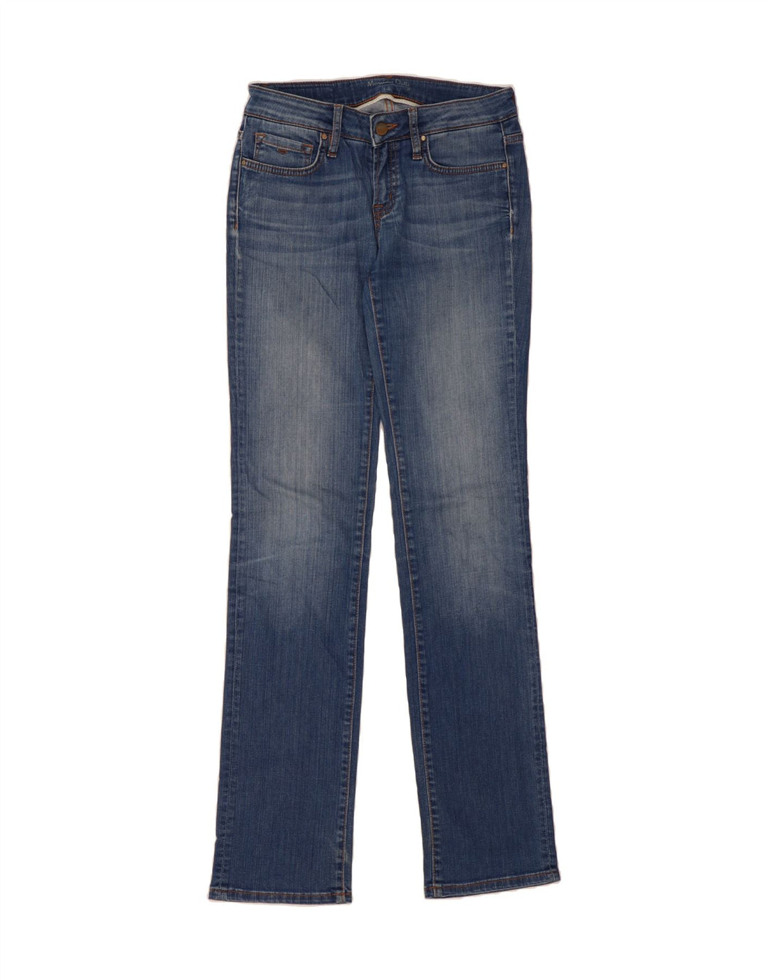 MASSIMO DUTTI Womens Regular Fit Straight Jeans W28 L34 Blue Vintage Massimo Dutti and Second-Hand Massimo Dutti from Messina Hembry 