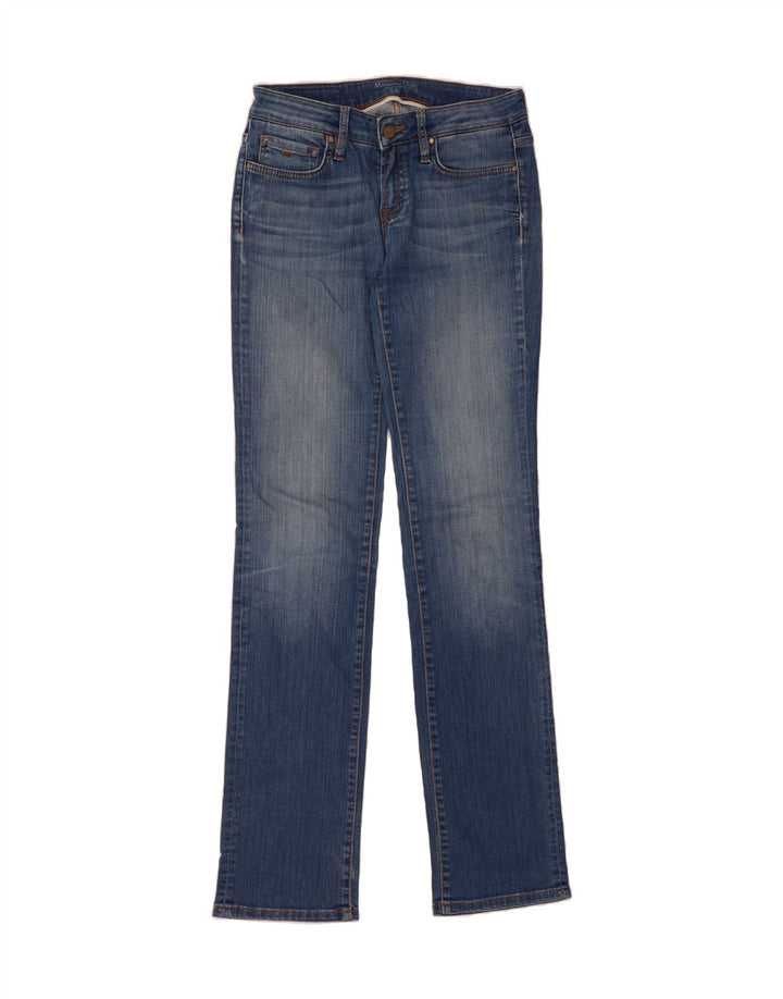 MASSIMO DUTTI Womens Regular Fit Straight Jeans W28 L34 Blue Vintage Massimo Dutti and Second-Hand Massimo Dutti from Messina Hembry 