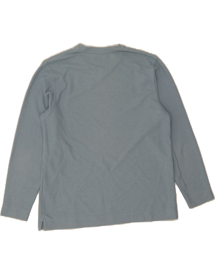 REEBOK Womens Top Long Sleeve UK 12 Medium Blue Cotton Vintage Reebok and Second-Hand Reebok from Messina Hembry 