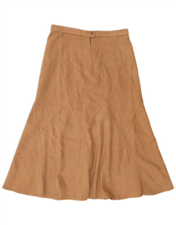 Marks & Spencer Damska spódnica w kształcie litery A UK 12 Medium W32 Beżowy poliester