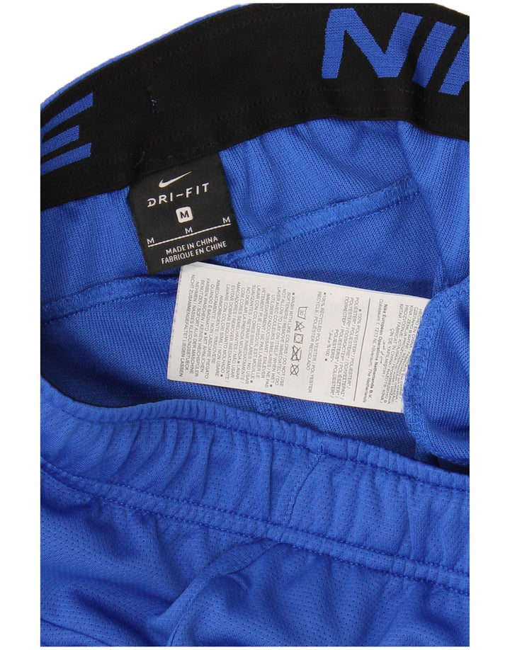 Męskie spodenki sportowe Nike Dri Fit, poliestrowe, w kolorze średnioniebieskim