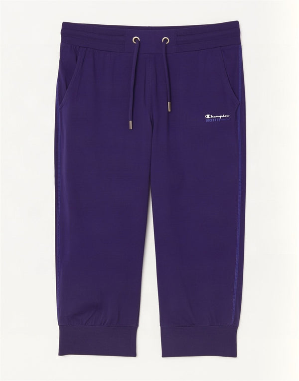 Spodnie dresowe damskie Champion Capri Joggers UK 18 XL Granatowe, bawełniane