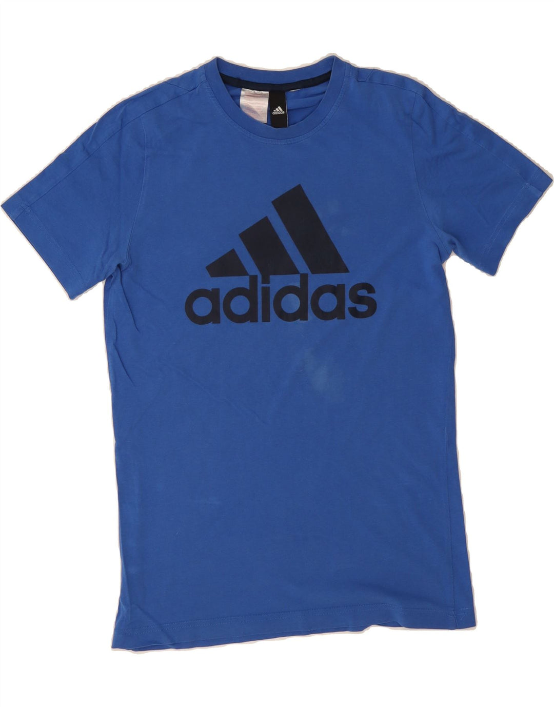 ADIDAS Mens Graphic T-Shirt Top Medium Blue Cotton Vintage Adidas and Second-Hand Adidas from Messina Hembry 
