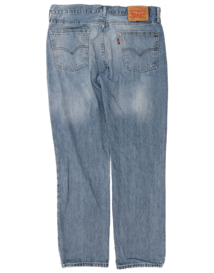 Męskie jeansy Levi's 514 Straight W33 L30 Niebieskie bawełniane