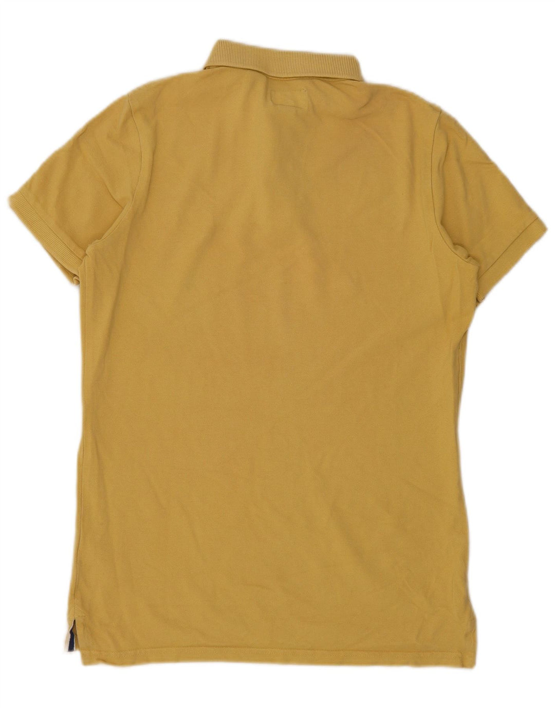 Męska koszulka polo Superdry, średnia żółta bawełna