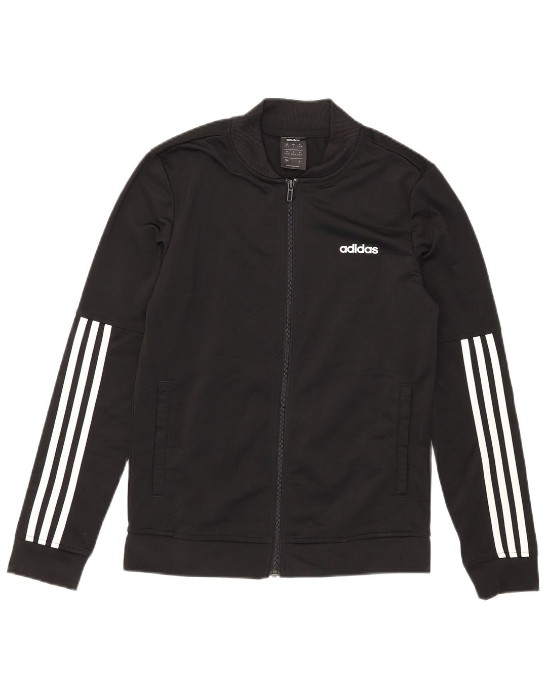 Damska kurtka dresowa Adidas UK 8/10, mała, czarna, poliester