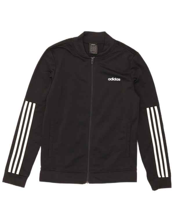 Damska kurtka dresowa Adidas UK 8/10, mała, czarna, poliester