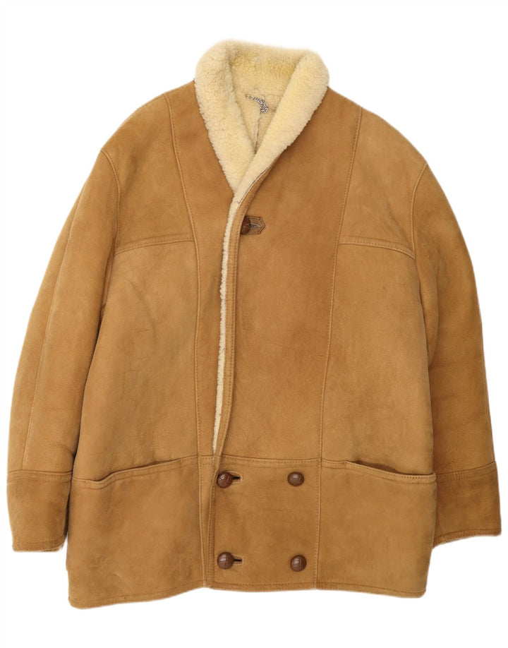 Męska kurtka Shearling Morlands Double Breasted UK 36 Small Brown
