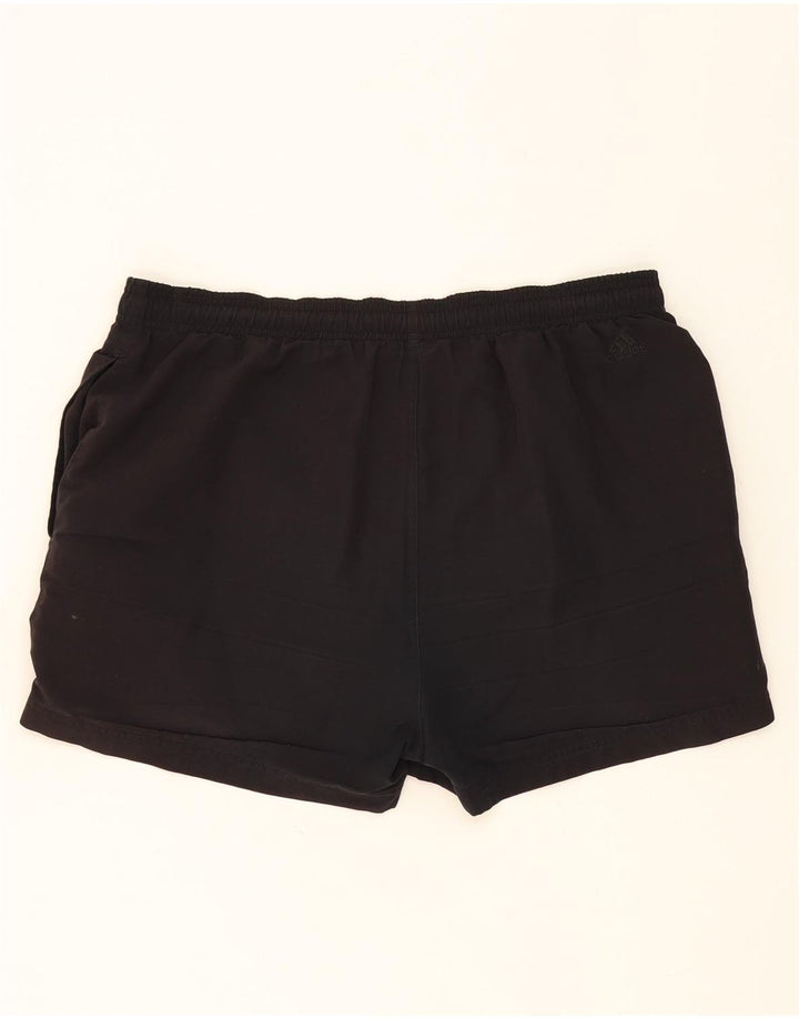 ADIDAS Mens Sport Shorts Large  Black Polyester Vintage Adidas and Second-Hand Adidas from Messina Hembry 