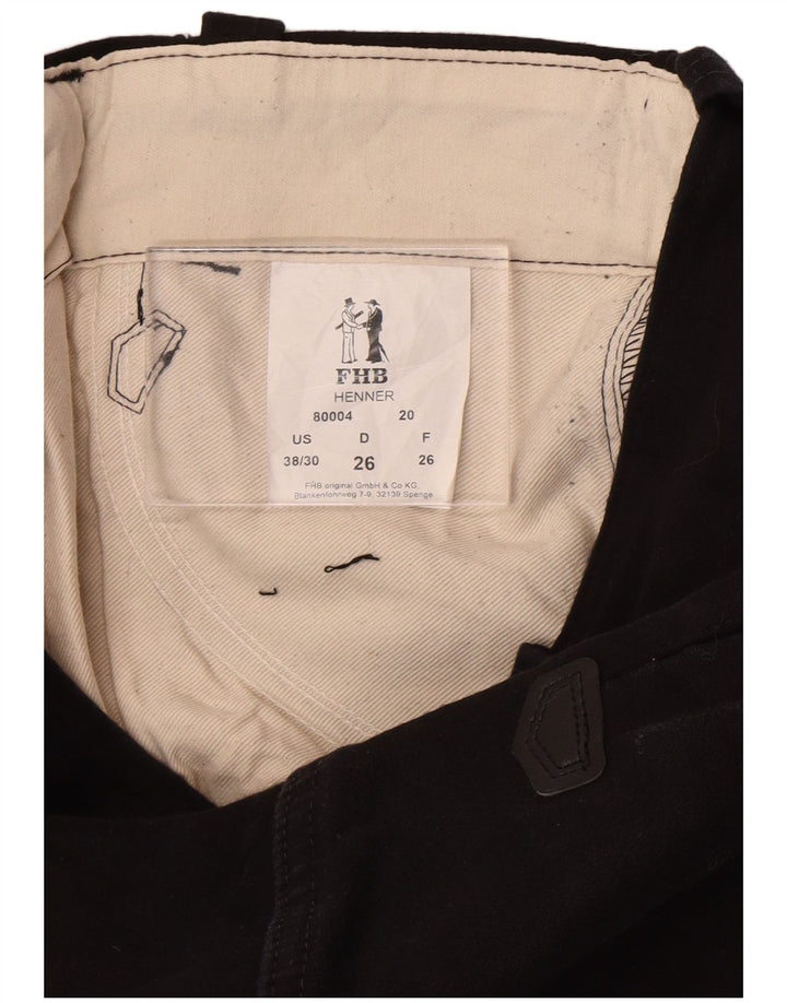 Damskie spodnie cargo FHB Bootcut W38 L30 Czarna bawełna