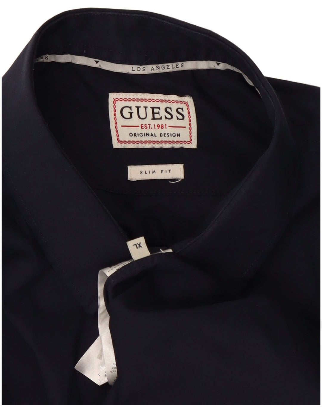 Koszula męska Guess Slim Fit XL, granatowa, bawełniana