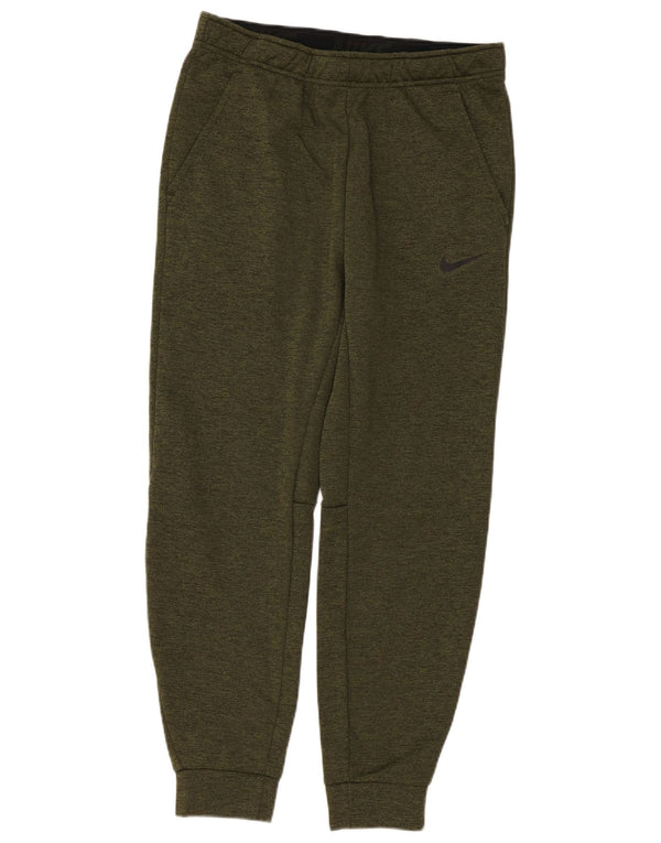Męskie spodnie dresowe Nike Therma-Fit Joggers, średnie khaki, nakrapiane