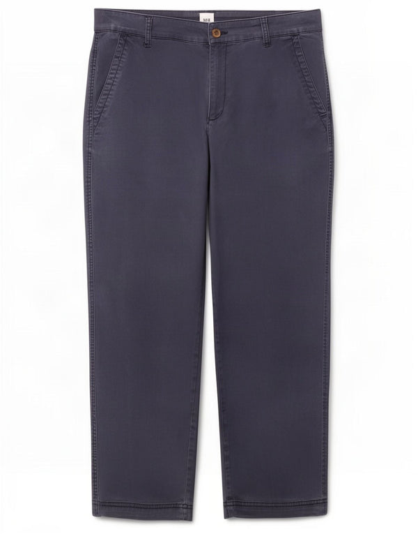 Damskie spodnie Chino Gap Girlfriend Crop UK 12 Medium W32 L26 Granatowe