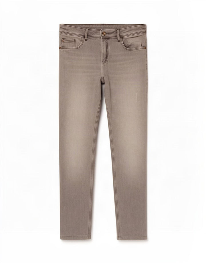 Dżinsy damskie Zara Cropped EU 38 Small W28 L24 Szare