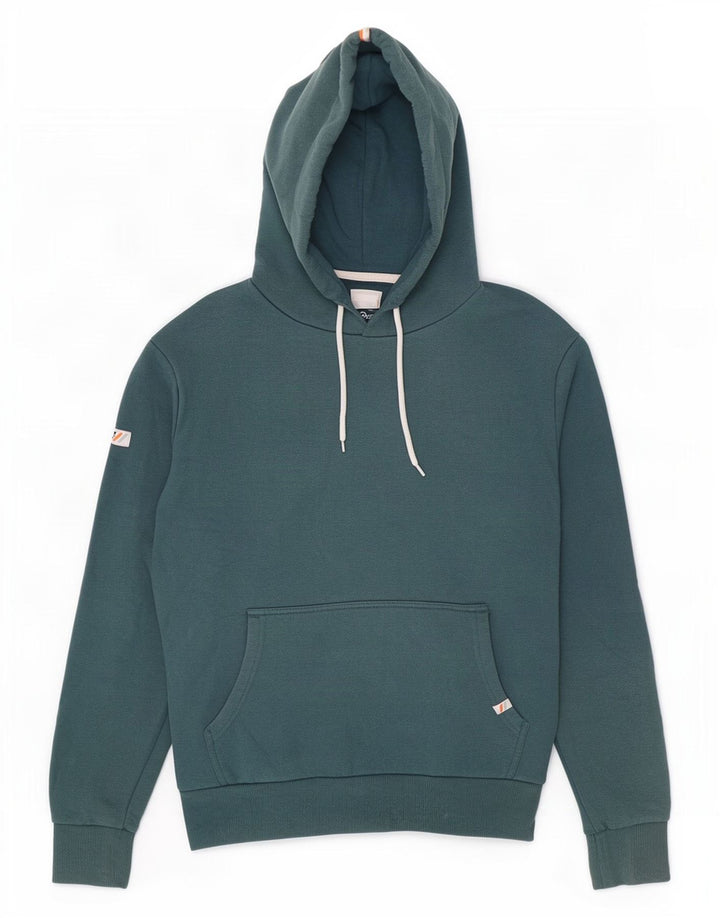 Męski sweter z kapturem Superdry, średniozielony, bawełniany